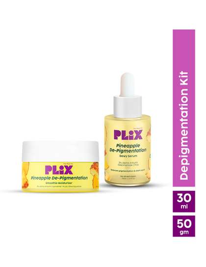 PLIX THE PLANT FIX
                        Set of 2 Pineapple Depigmentation Dewy Serum
                        & Smoothie Moisturizer