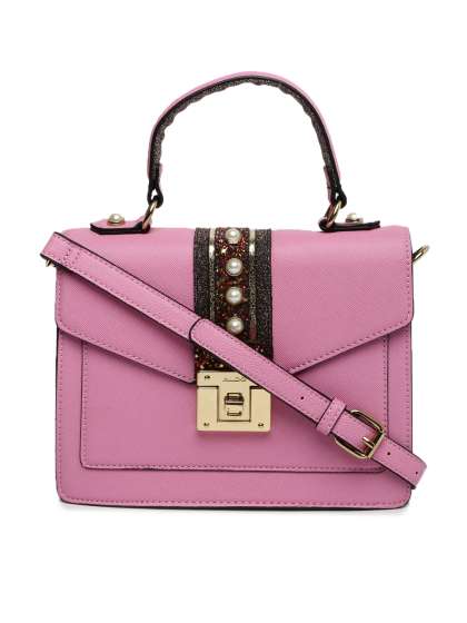 Aldo Bags Bag Online At Best Price Myntra Aldo Pink Solid Satchel