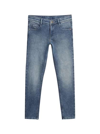 Cantabil Boys Light Fade
                    Mid-Rise Stretchable Clean Look Jeans