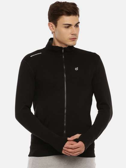 Macroman M-Series
                          Mock Collar Thumbhole Sleeves Sporty Jacket