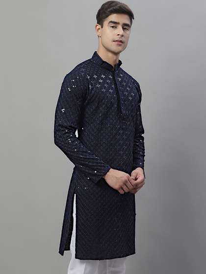 Jompers Chikankari Sequined Kurta