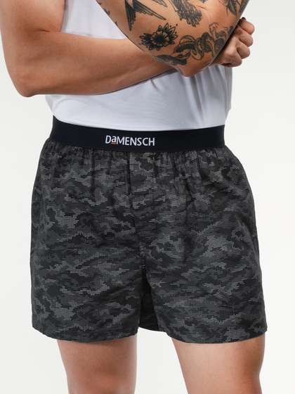 DAMENSCH Men Printed
                        Pure Cotton Breeze Ultralight Inner Boxers
                        IB1002-SFRIBL