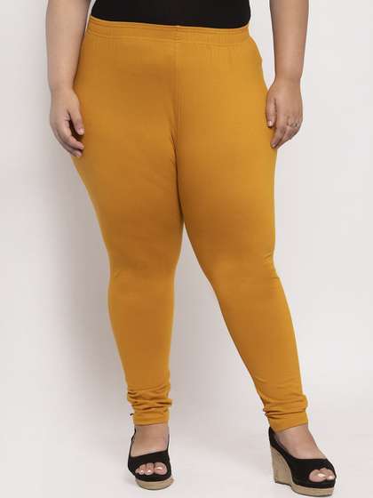 TAG 7 Women Plus
                        Size Churidar-Length Leggings