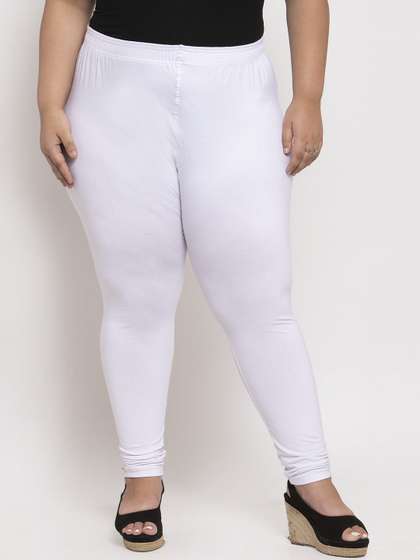 TAG 7 PLUS Women
                        Plus Size Churidar-Length Leggings