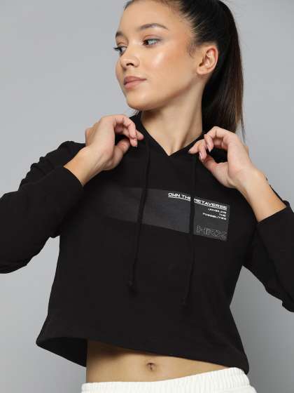 Hrx hooded sweatshirt best sale