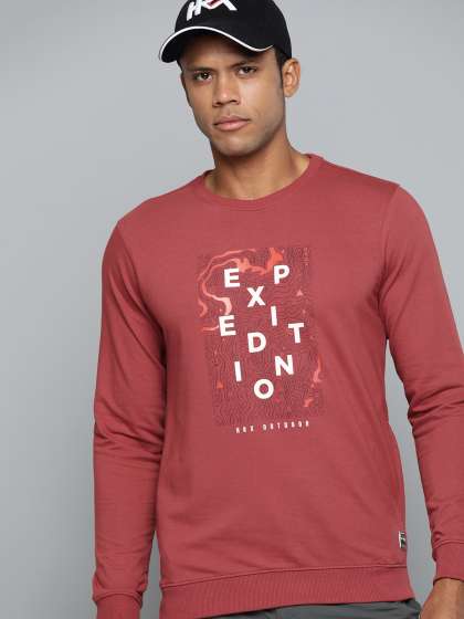 Price History of HRX by Hrithik Roshan Regular Fit Outdoor Sweatshirt from Myntra 111 9301425