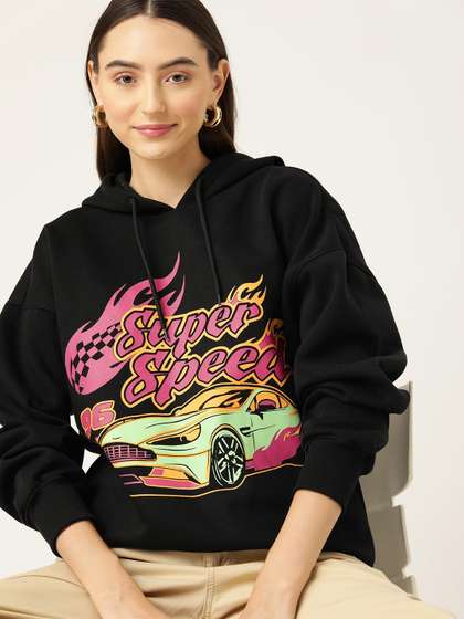 Printed Hooded Sweatshirt