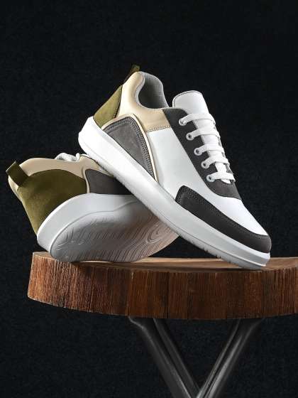 Roadster men olive green sneakers hot sale