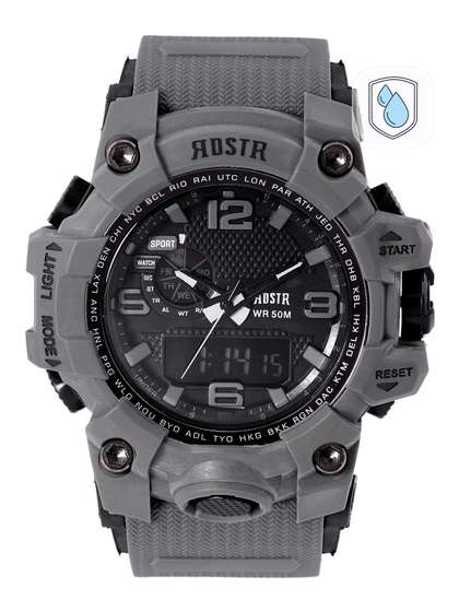 Roadster Unisex Grey
                    Analogue and Digital Watch