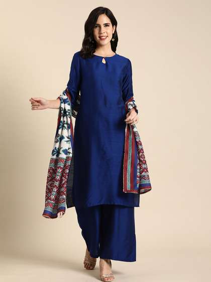 Anouk Women Regular
                        Kurta with Palazzos & With Dupatta