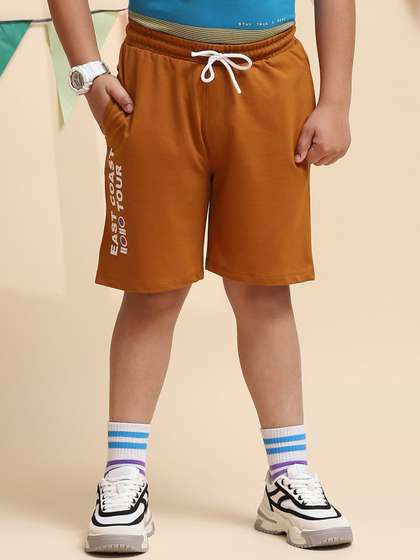 Monte Carlo Boys
                    Typography Printed Mid-Rise Shorts