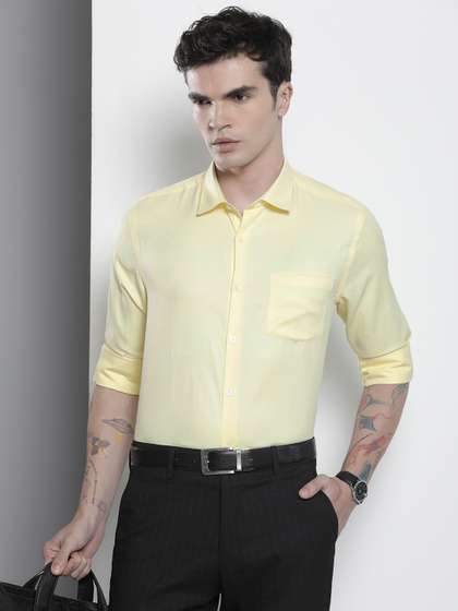 The Indian Garage
                          Co. X Luxe Men Slim Fit Opaque Formal Shirt