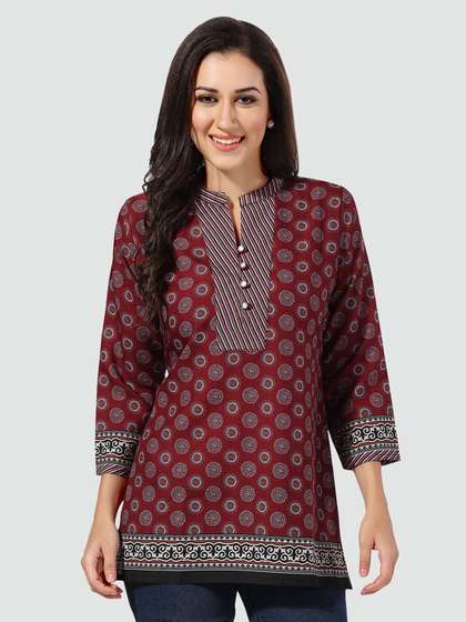 Saree Swarg Ethnic Motifs Printed Kurti