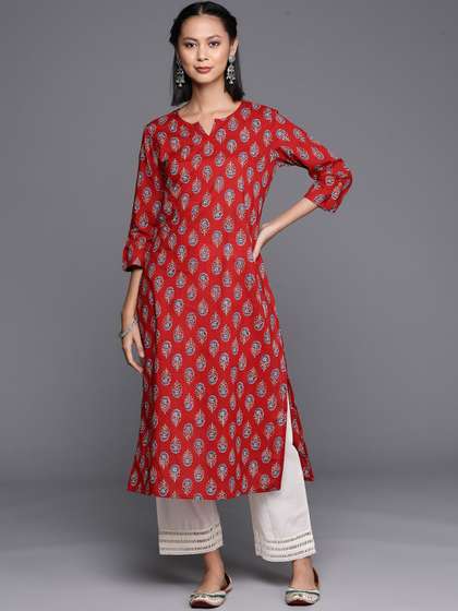 Varanga Women Ethnic Motifs Printed Cotton Kurta