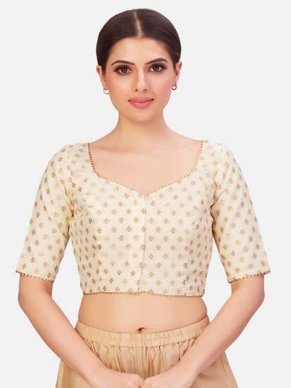Studio Shringaar Printed Raedymade Saree Blouse
