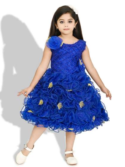 BAESD Girls Fit &
                    Flare Cotton Midi Dress