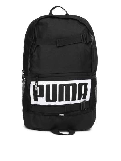 puma unisex black deck backpack