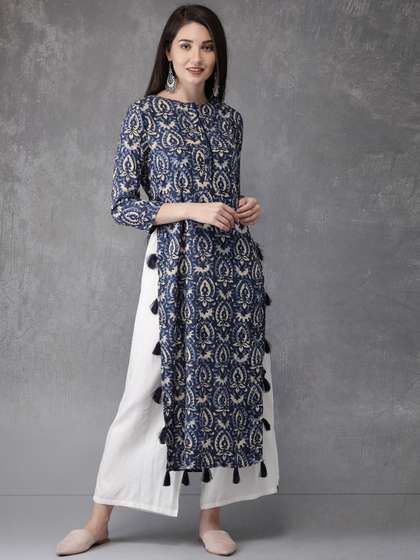 Anouk Printed Straight Kurta