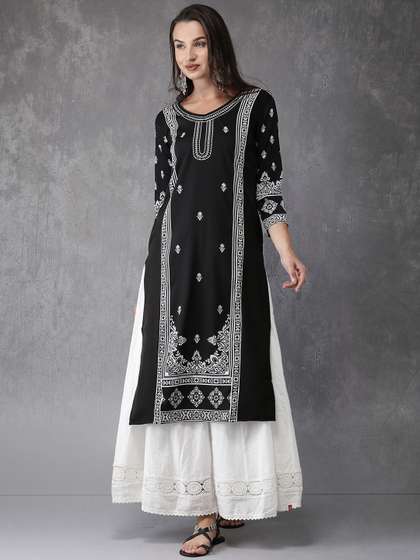 Anouk Printed Straight Kurta