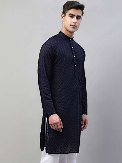 Jompers Embroidered Cotton Kurta