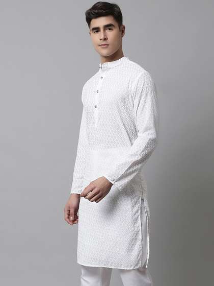 Jompers Embroidered Cotton Kurta