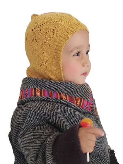 Bharatasya Infant Kids
                    Self Design Cotton Balaclava