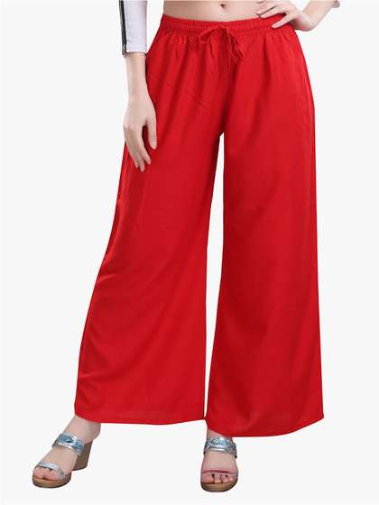 TRASA Women Flared Palazzos