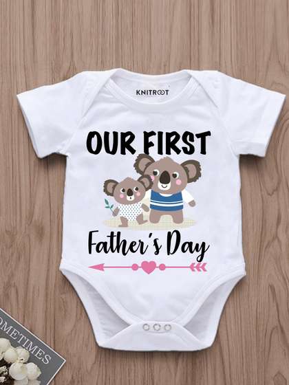 KNITROOT Infants Printed
                    Cotton Bodysuit