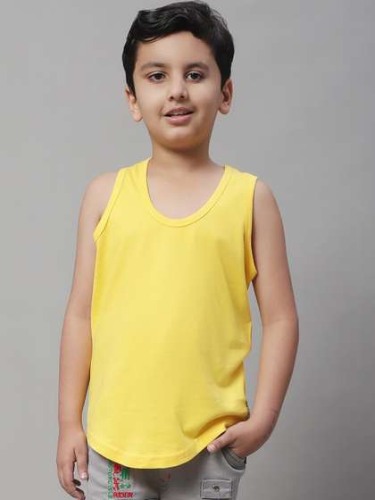 Friskers Boys Pure
                    Cotton Skin Friendly Innerwear Vests