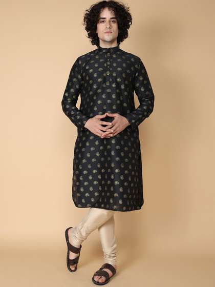 TABARD Paisley Cotton Straight Kurta