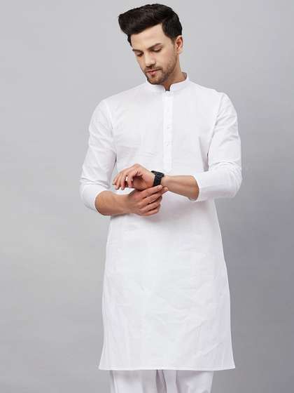 VASTRAMAY Cotton Straight Kurta