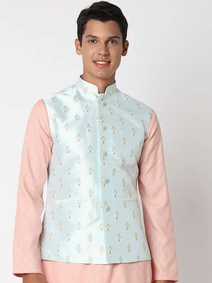 Ethnicity Woven Design Nehru Jackets