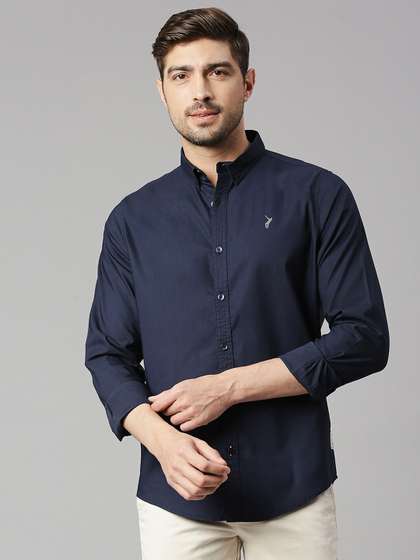 Thomas Scott Classic
                        Slim Fit Spread Collar Twill Casual Shirt