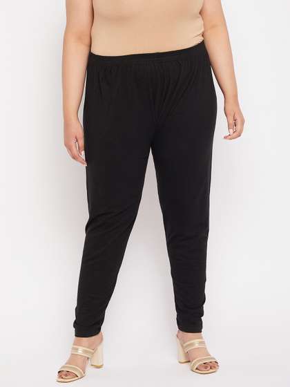 CLORA CREATION PLUS
                        Plus Size Women Ankle Length Cotton Leggings