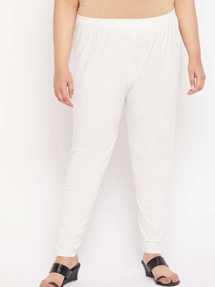 CLORA CREATION PLUS
                        Plus Size Women Ankle Length Cotton Leggings