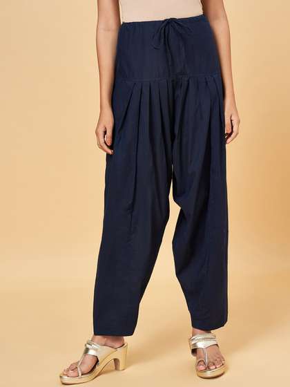 RANGMANCH BY
                        PANTALOONS Straight Fit Cotton Salwar