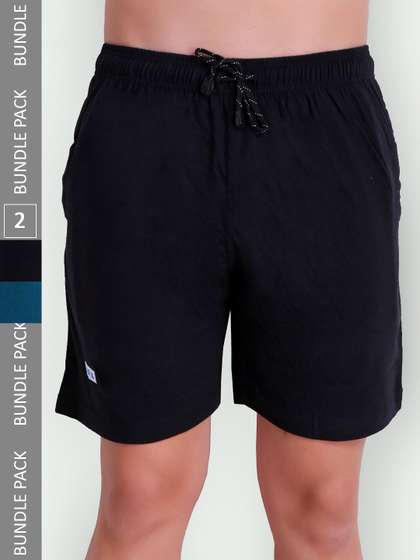 T.T. Men Pack Of 2
                        Cotton Lounge Shorts