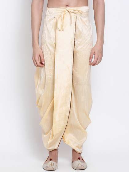 Here&Now X
                        Sanwara Mens Art Silk Dhoti