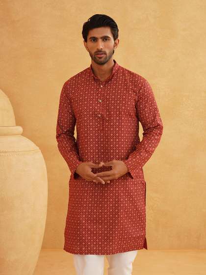 SOJANYA Printed Cotton Linen Kurta