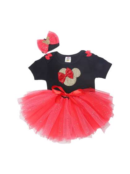 TINY MINY ME Infants
                      Embellished Bodysuit & Skirt with Headband