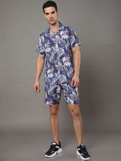 Bushirt Floral
                        Printed Night suit