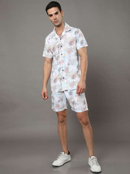 Bushirt Floral
                        Printed Night suit