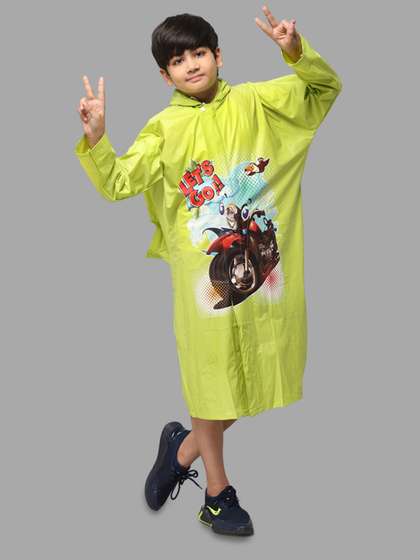 THE CLOWNFISH Toon
                        Caper Kids Printed Waterproof Adjustable Hood
                        Rain Jacket
