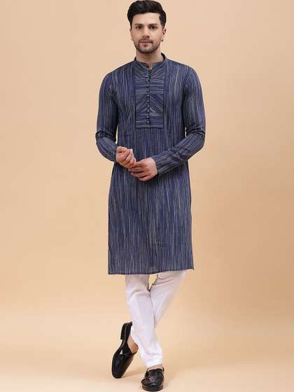 See Designs Striped Straight Kurta
