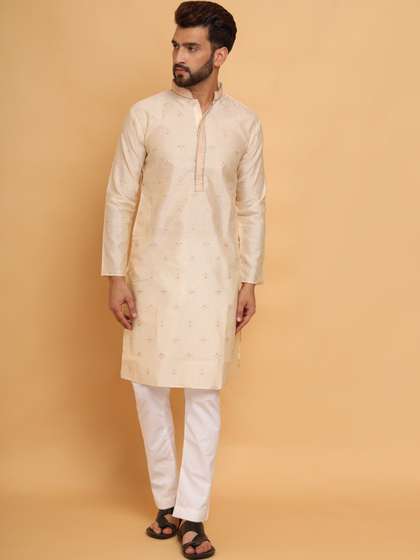 SWAGG INDIA Woven design Jacquard Kurta
