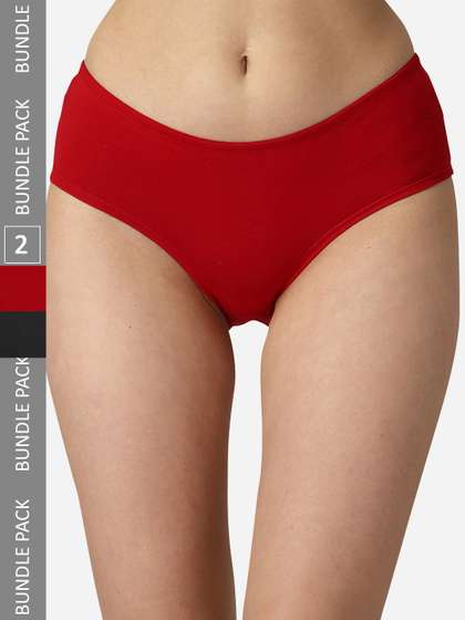 Soie Women Pack of
                          2 Cotton Basic Briefs 2MR-26PACK 2