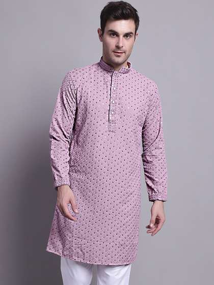 Jompers Embroidered Pure Cotton Kurta