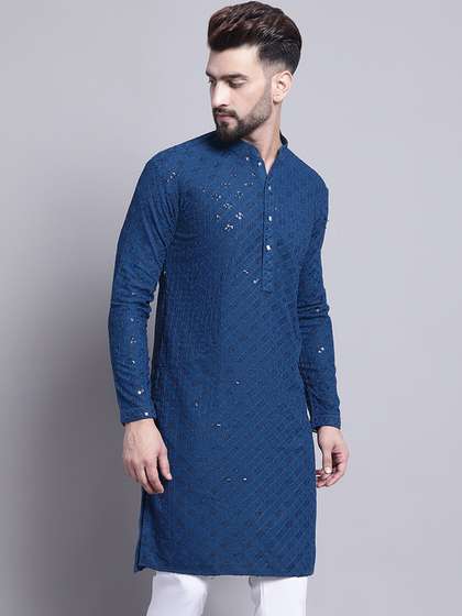 SOJANYA Embroidered Pure Cotton Kurta