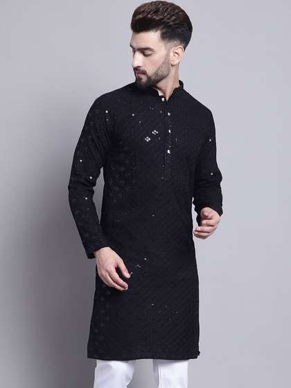 SOJANYA Embellished Pure Cotton Kurta