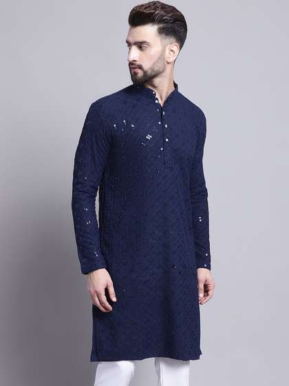 SOJANYA Embroidered Pure Cotton Kurta